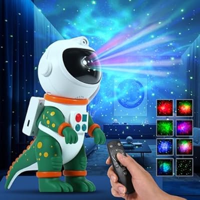 LOVME Galaxy Star Projection Night Light, Dinos...