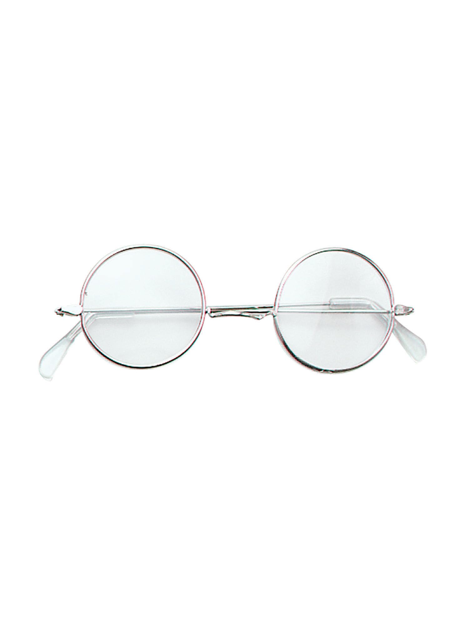 Bella Dox Lennon Sunglasses Retro Style Timeless Design, Perfect Accessory for Ozzy Osbourne Festival Hippy Hippie, Music Festivals, Book Week, Halloween (Clear Lens)