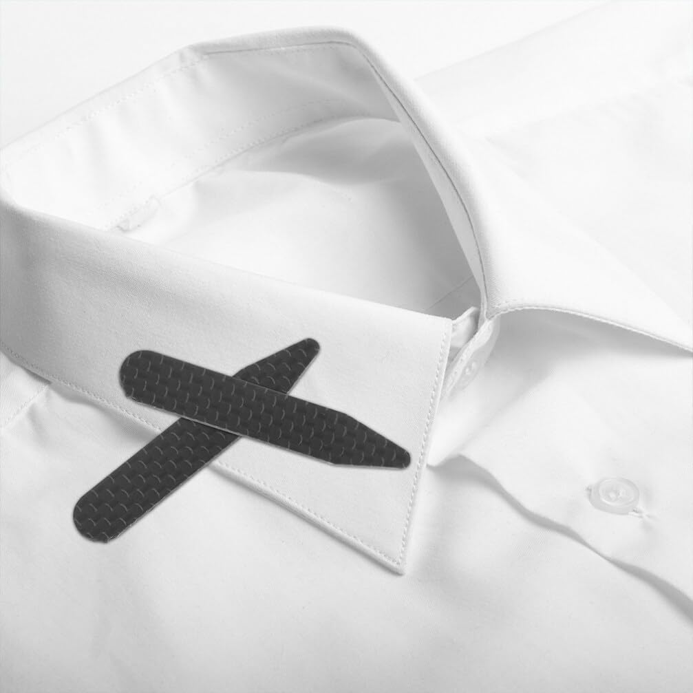 VALICLUD 2pairs Collar Stays for Men Bend-resistant Shirt Collar Holders Design for Formal Wear and Everyday Use