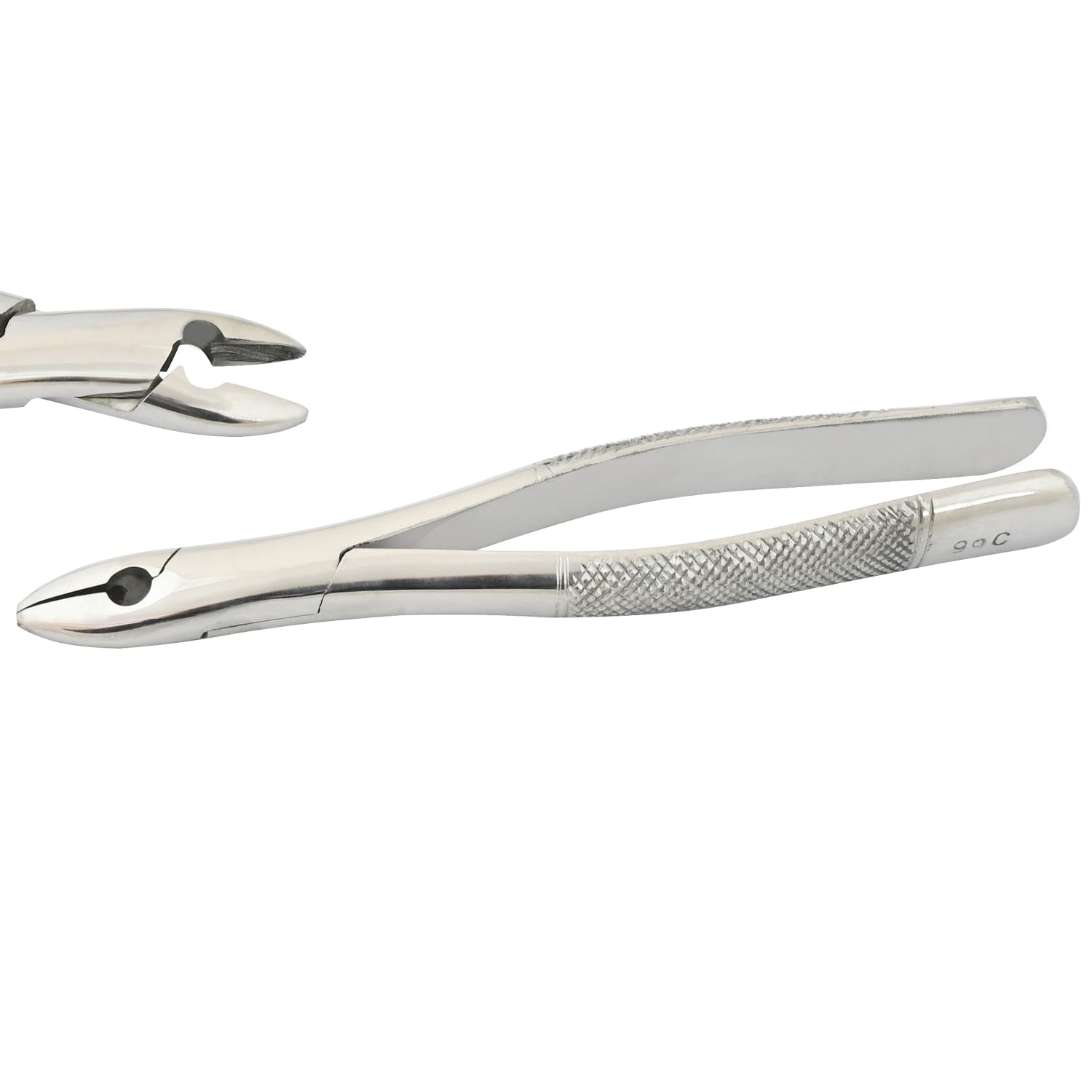 Dental Extracting Forceps Extraction Forceps # 99C for Upper Incisors Cuspid, Canines, and Premolars Forceps with Heavy Duty Extra Grip Handle Dental Instruments