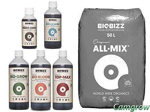 BioBizzStarter Packs With Soil Organic Soil & Nutrients Hydroponics (All-Mix + Starter Pack)