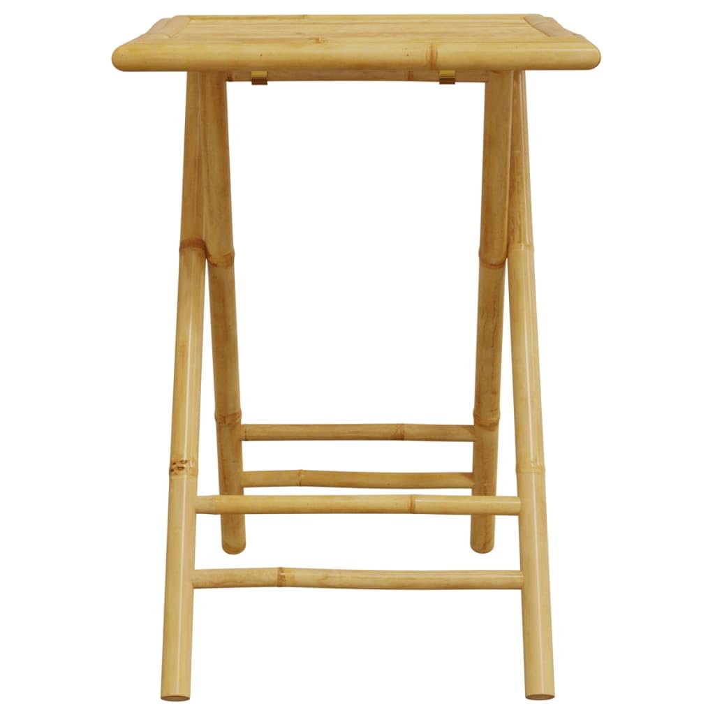 ZEYUAN Juego de Mesa y sillas de jardín 3 Piezas bambú, Conjunto Mesa Y Sillas Jardin, Mesa Y Sillas Terraza, Muebles Jardin Exterior, Conjuntos De Muebles De Jardín - 3278525