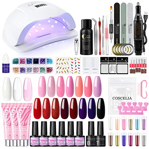 Si tratta di un set misto per unghie che comprende strumenti essenziali per la nail art + lampada multifunzionale per unghie + gel smalto dai colori ricchi + gel extension dai colori classici + decorazioni per unghie. Ha un'ampia gamma di applicazioni e può essere acquistato e utilizzato da professionisti e principianti.