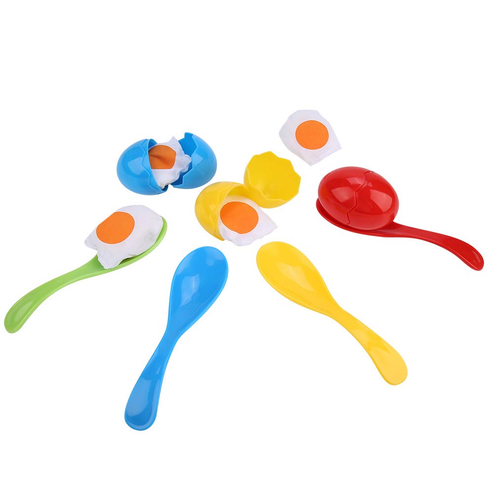 Sorandy Balance Spoon Egg Running Toy, Sports Educational Game, Children Outdoor Toy with Bright Color Plastic Material for Play at Party