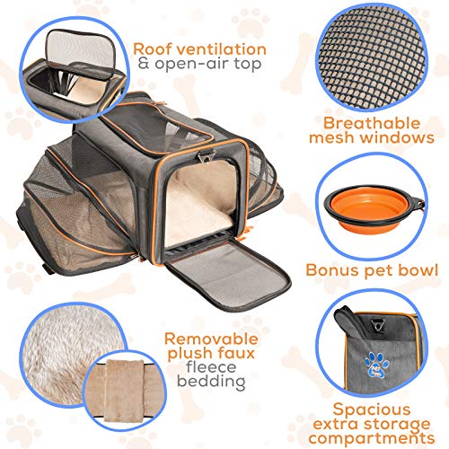 The Original Airline Approved Expandable Pet Carrier by