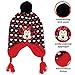 Disney Girls Minnie Mouse Winter Hat and Mitten or Glove Set (Toddler/Little Girls), Size Age 4-7, Minnie Black Red Bow Gloves