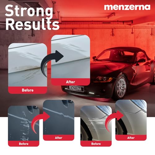 Image of menzerna Deep Scratch Remover Kit I Car polishing Set with Menzerna Heavy Cut 1000 (8oz) and 6 Inch Polishing Pad I Deep Scratch Remover Kit for All Types of Vehicles