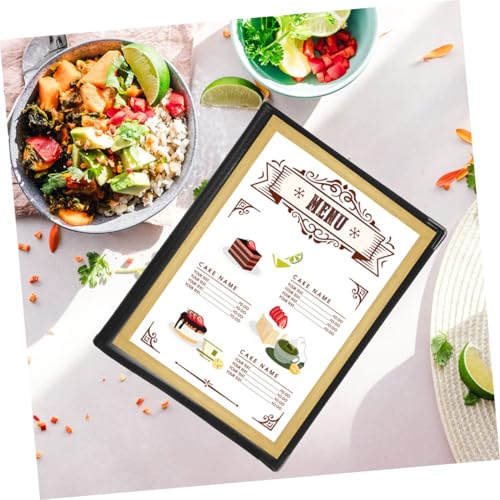 Porte menu transparent de qualité pour table de restaurant et hôtel - 4