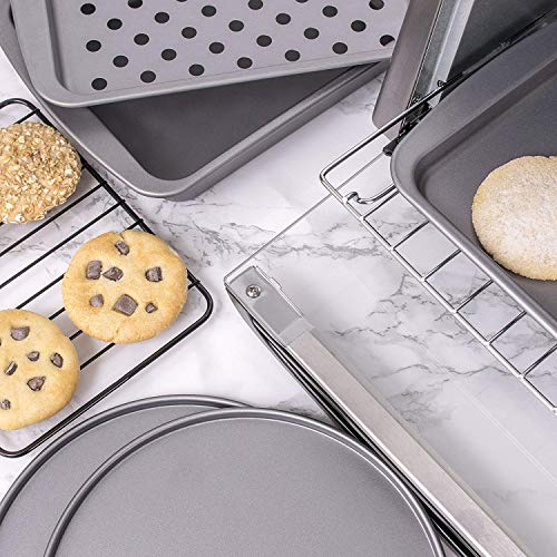 OvenStuff NonStick 6Piece Toaster Oven Baking Pan Set NonStick