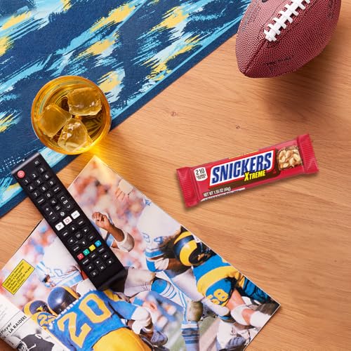 SNICKERS Xtreme Peanut and Caramel Chocolate Candy Bar, 24 Count | Quick snack, chocolate bar, candy bars, chocolate snacks, peanut caramel candy bar, 1.55 oz - image 6