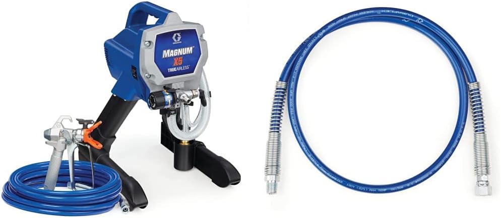 Magnum 262800 X5 Stand Airless Paint Sprayer + Graco 247338 3/16" Hose Whip