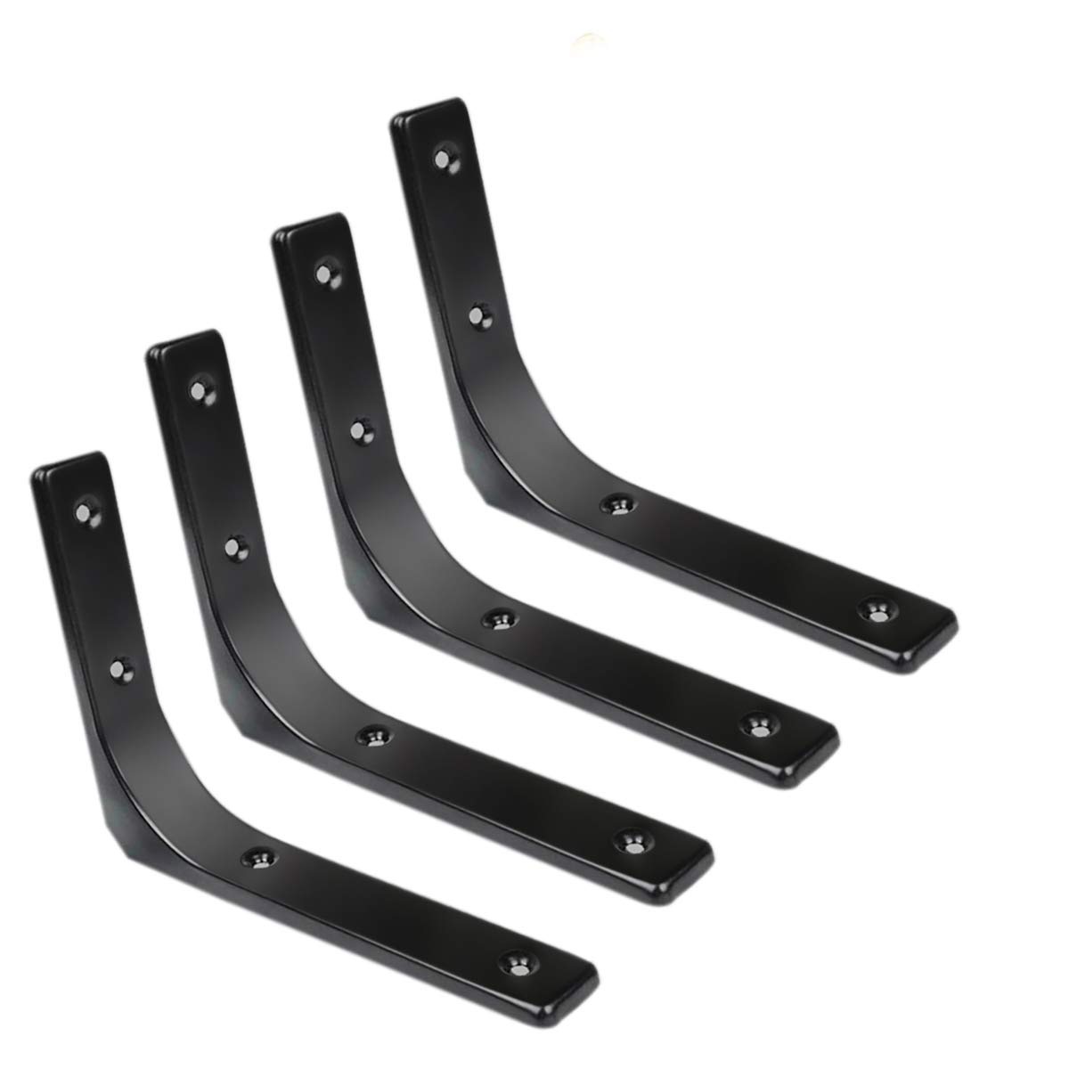 Buy DOMISL 4 PCS Iron Wall Shelf Bracket,8 x 10 Inch Heavy Duty Shelf