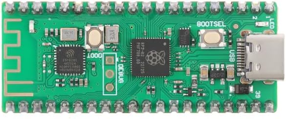 Pico W RP2040 Dual-Core Cortex M0+ Development Board Module with Type-C USB
