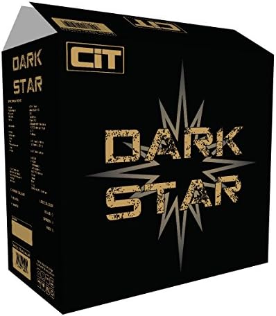 CiT Dark Star Midi Case with 1 x12 cm Blue 4 LED Rear Fan and Side Window Panel - Black