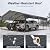 Heavy Duty Metal Carport, 20 x 20FT Outdoor Carport with Galvanized Steel Frame and Roof, Multi-Use Car Shelter for 2 Cars, Pickup, Tractors, Gray