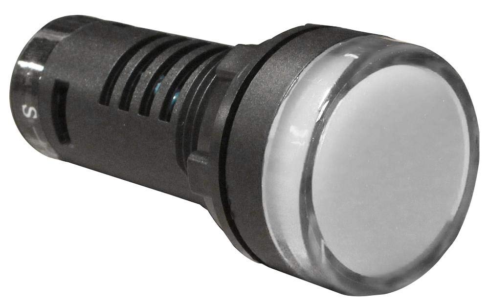 Hq Tec Light/White 22Mm Indicator Led Pilot 110V Wht, Forward Current If 20Ma, Ip/Nema Rating Ip65, Led Colour Mounting Hole Dia 22Mm, Operating Voltage 110V, Product Range Cbpi22, Colour Temperature Max