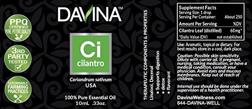 Aceite Esencial Puro de Cilantro 10ml miniatura 2