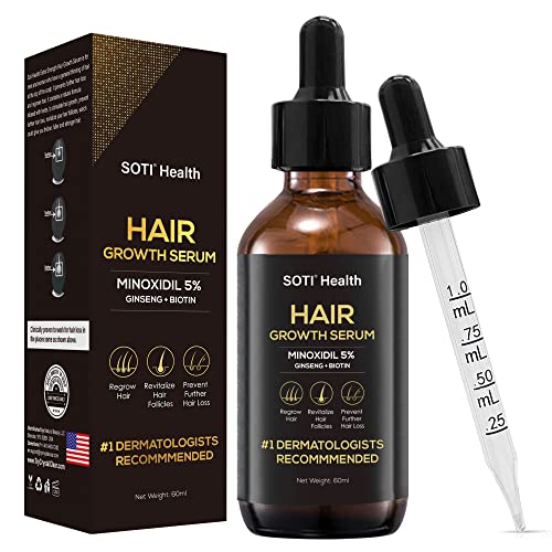 Soti Minoxidil 5 Hair Growth, Hair Loss Regrowth Serum 60ml. Made in