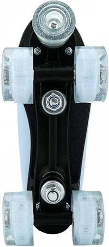 Miniatura 6 de XUDREZ Patines de ruedas para mujeres y hombres, brillantes, de doble fila, cuatro ruedas, patines para mujer con bolsa de zapatos