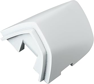 X AUTOHAUX 1K8837879 1K8-837-879-GR-U Door Trim Cover Front Driver Left Door Handle Cover White for Volkswagen Golf Passat GTI