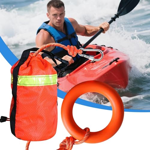 Corde de lancement équipement de sécurité flottant réfléchissant 16m