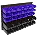 Produktbild Panorama24 Wandregal Stapelboxen blau Set 32 tlg Box extra starke Wandplatten Regal erweiterbar Werkstattregal Lagerregal Werkstattwandregal Steckregal Sortimentskasten Kleinteilemagazin