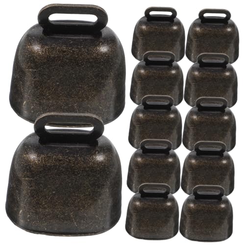 Happyyami Cow Horse Sheep Bell Vintage Christmas Bells Livestock Bell Iron Hanging Bells Home Decor