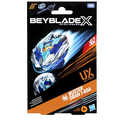 image for Beyblade X Buster Dran 1-60A UX Starter Pack Set with Attack Type Top 