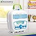 Discovery Kids Water Resistant Smartphone Speaker with Portable Radio and Phone Storage, AM and FM Radio Modes with Tuning, AUX Connection and Cord, Volume and Treble Control, Retro Design