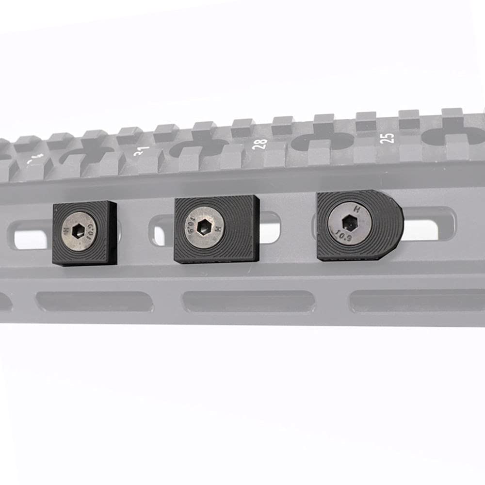 Mlok compatible Metal Rail cubierta cable clip sistema de gestión modular linterna cola Picatinny carril cubierta Caza Accesorios