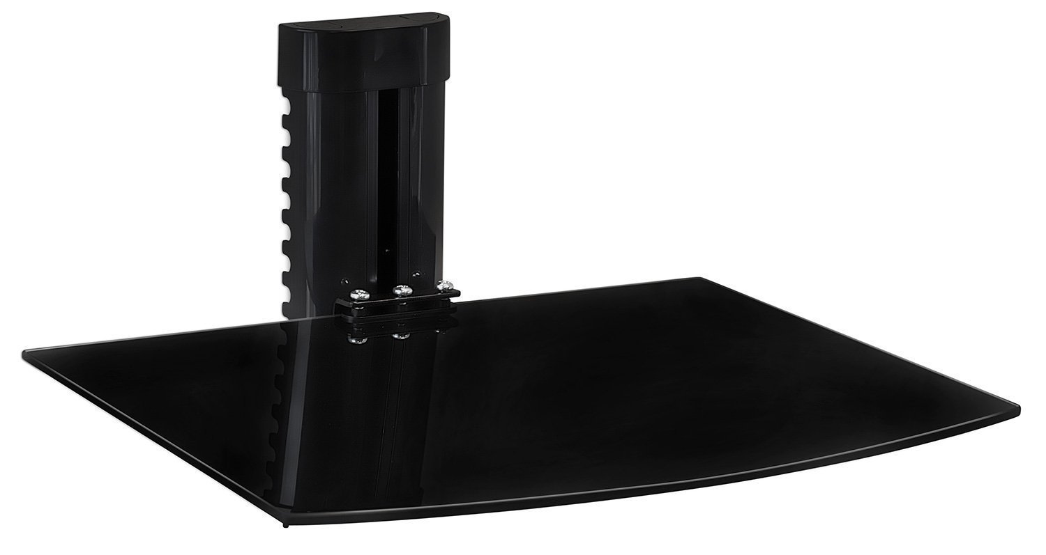 Mount-It Floating TV Shelf Wall Mounted Shelf for Receiver Cable Box PlayStation Xbox DVD Player Projector and AV