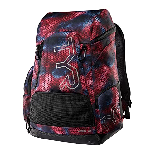 Image of Alliance Backpack TYR Wet /Dry Athletic Gym and Pool Bag for Men and Women - Separate Wet /Dry Compartments, 45L Capacity, Ergonomic, Water-Resistant - Available in Team Colors