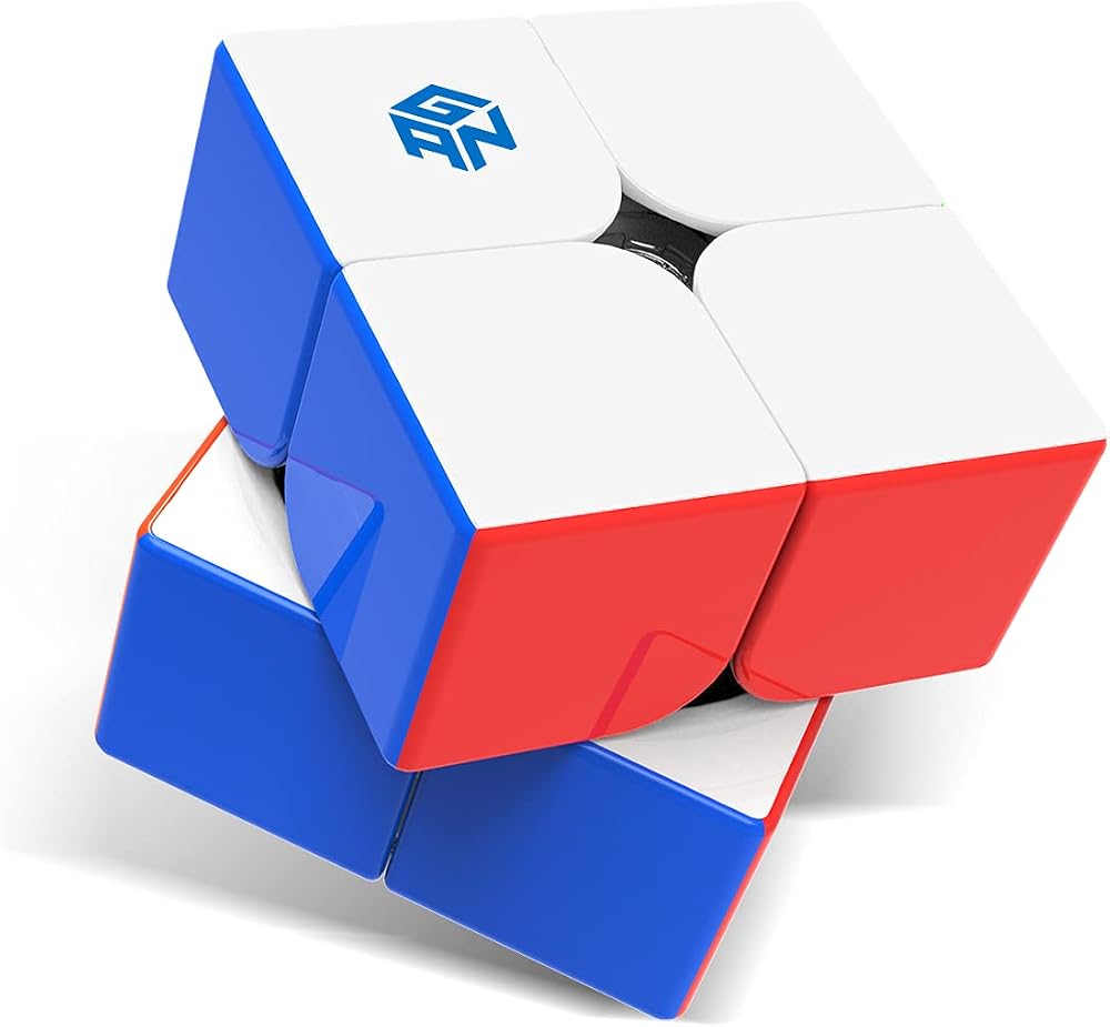 GAN 251 M Air 2x2 마그네틱 스피드 큐브 퍼즐 - 스티커 없음, 어린이 성인용 — 사진 1