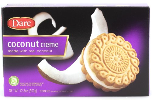 Dare Foods Coconut Creme Cookies 3 /10.2 Ounce Boxes