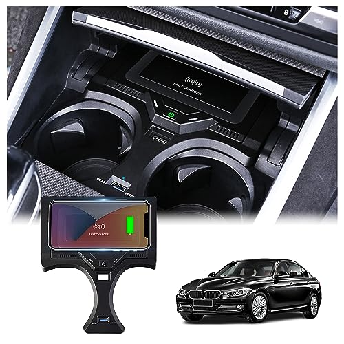 ���C�����X�J�[�`���[�W���[ BMW 3 �V���[�Y G20 2020 2021 BMW 4 �V���[�Y G22/G23/G26 2021 �Ή��ANFC �t���I���W�i���Ԃ��T�|�[�g�A�Z���^�[�R���\�[���A�N�Z�T���[�p�l���A15W �����d�b�[�d�p�b�h