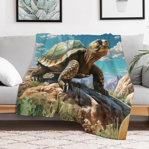 Tortues de mer couverture polaire grand plaid lit douce et confortable - 3