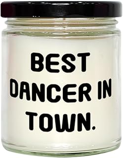 Funny Dancer Gifts, Best Dancer in Town, Birthday Gifts, Scent Candle for Dancer from Boss