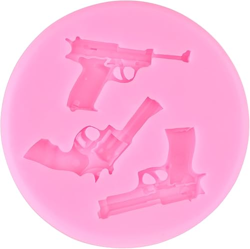 Miniatura 6 de ZiXiang Pistola de silicona con forma de bala para fondant, moldes para decoración de pasteles de azúcar, decoración de cupcakes, pasta de goma,