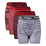 Fubu Boys Underwear 4 Pack, Boys Boxer Briefs, Underwear Boy Pack, Boys Boxers, Boys Underwear Boxer Briefs (US, Alpha, Medium, Regular, Multi Color)
