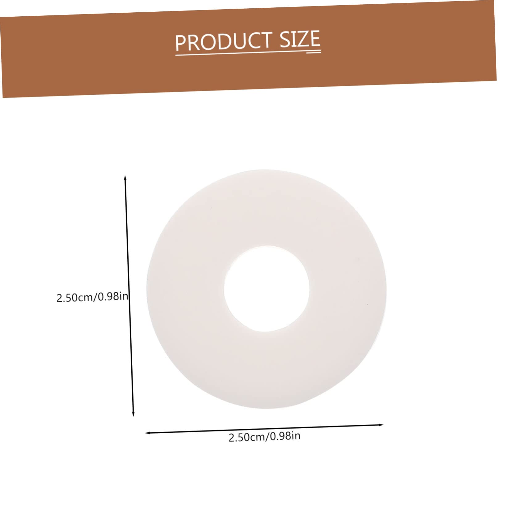 MUELODSIC 30pcs Back Strap Buckle Gasket Strap Locks Strap Anti- Skid Pad Guitar Strap Lock Bass Strap Blocks Guitar Strap Protector Guitar Strap Safety Lock Strap Pads White