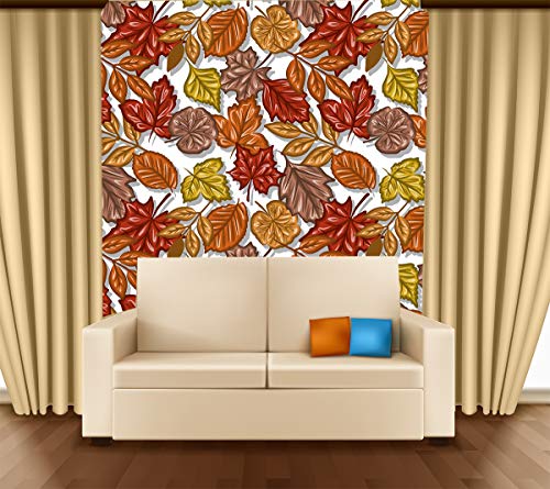 Image of DECOR PRODUCTION Self Adhesive Wallpaper Wall Sticker for Home Decor, Living Room, Bedroom, Hall, Kids Room, Play Room (PVC Vinyl, Water Proof 10 sq.ft) 16x90 Inches Each Strip