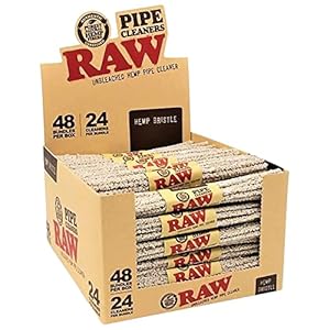 48pc Display – RAW Pipe Cleaners – 24pc (Hard Bristle)