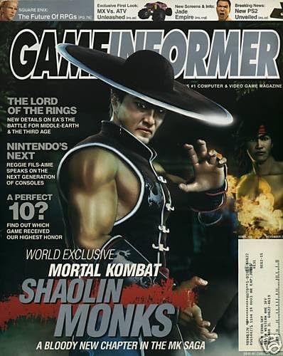 GAMEINFORMER MAGAZINE (November 2004 - Issue 139) Featuring: MORTAL KOMBAT SHAOLIN MONKS