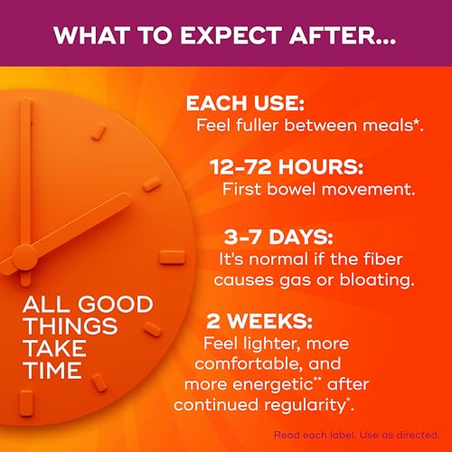 Image of Metamucil 4 in 1 Daily Fiber Supplement Powder, Fiber Powder for Digestive Health and Regularity*, Sugar-Free, Orange, Naturally Sourced Psyllium Fiber, 30 teaspoons