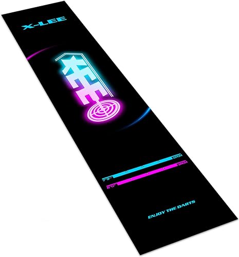 WL&ALLEN Alfombrilla de dardos profesional y fresca antideslizante