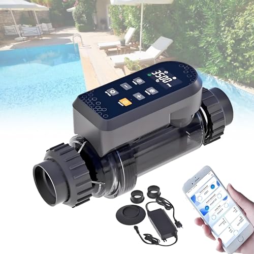Ofyphth Generador De Cloro, Generador De Cloro De Piscina Clorador, Clorador De Piscina, InstalacióN RáPida, OperacióN Simple, para Piscina, Jacuzzi, SPA. LC250A
