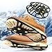 Ice Cleats for Boots,6-Teeth Crampons Anti-Slip | Walking Ice Boot Cleats with Studs,for Hiking Fishing Mountaineering Outdoor Cold Weather Running Gardening Women Men Kids Elderly