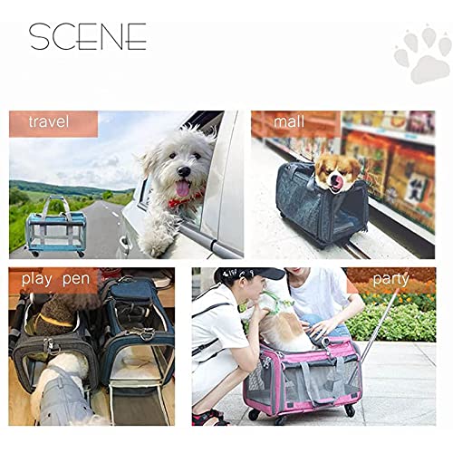 hongyang Pet Bike TrailerSmall & Medium Sized Dogs Bicycle Carrier - Foldable Frame Non-Slip Floor & Internal Leash, Easy to Connect