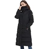 Women's Winter Coats, Thickened Warm Insulated Vegan Down Long Parka Jacket with Hood
