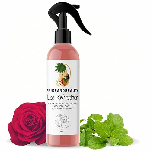 Miniatura 16 de Rose Water For Locs, Daily Moisturizing Refreshing Spray, Rose Water For Hair, Rosewater and Peppermint Hair Scalp Moisturizer. (8 OUNCES)